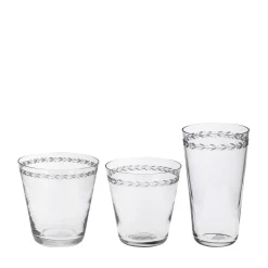 Set of 3 Cibrario Crystal Glasses