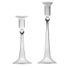 Set of 2 Classic Candle Holders in Venetian Glass