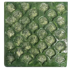 Set of 2 Conchiglia Square Green Trivets
