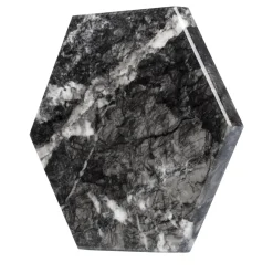 Set of 2 Convivio Coasters in Grigio Carnico Marble