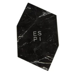 Set of 2 Convivio Diamond Black Coaster