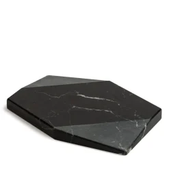 Set of 2 Convivio Diamond Black Coaster