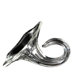 Set of 6 Flower Glass Napkin Holders