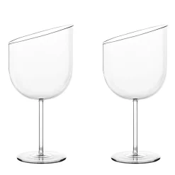 Set of 2 Gino Slant Cut Cocktail Glasses