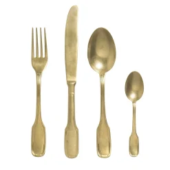 Set of 24 Gold Vintage Cutlery