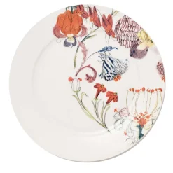 Set of 2 Grandma's Garden Dinner Plates