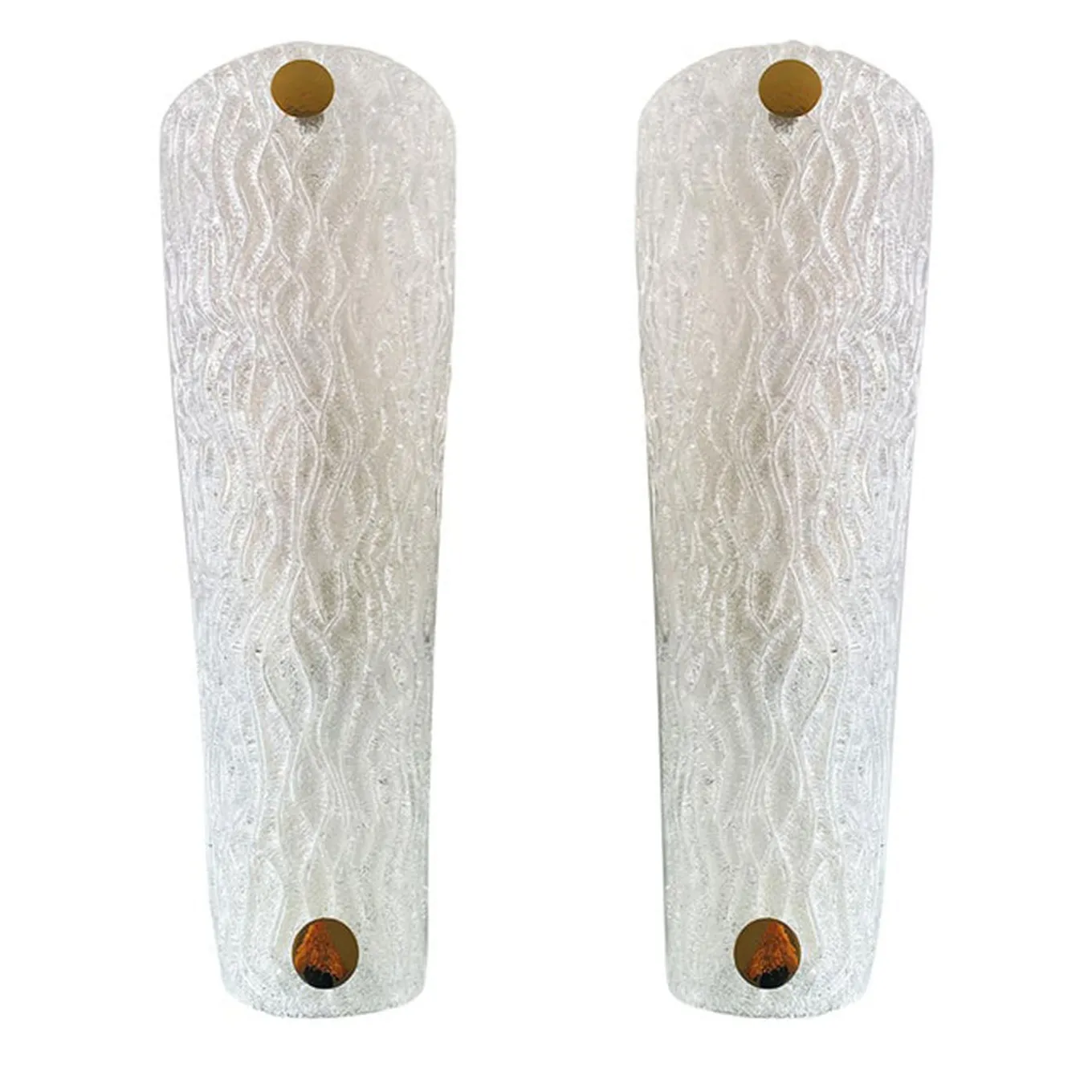 Set of 2 Graniglia Glass Wall Sconces