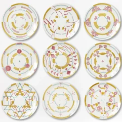 Set of 4 Gymmetria Dessert Plate #1