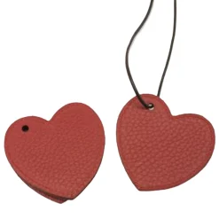 Set of 5 Heart-Shaped Christmas Tree Ornaments