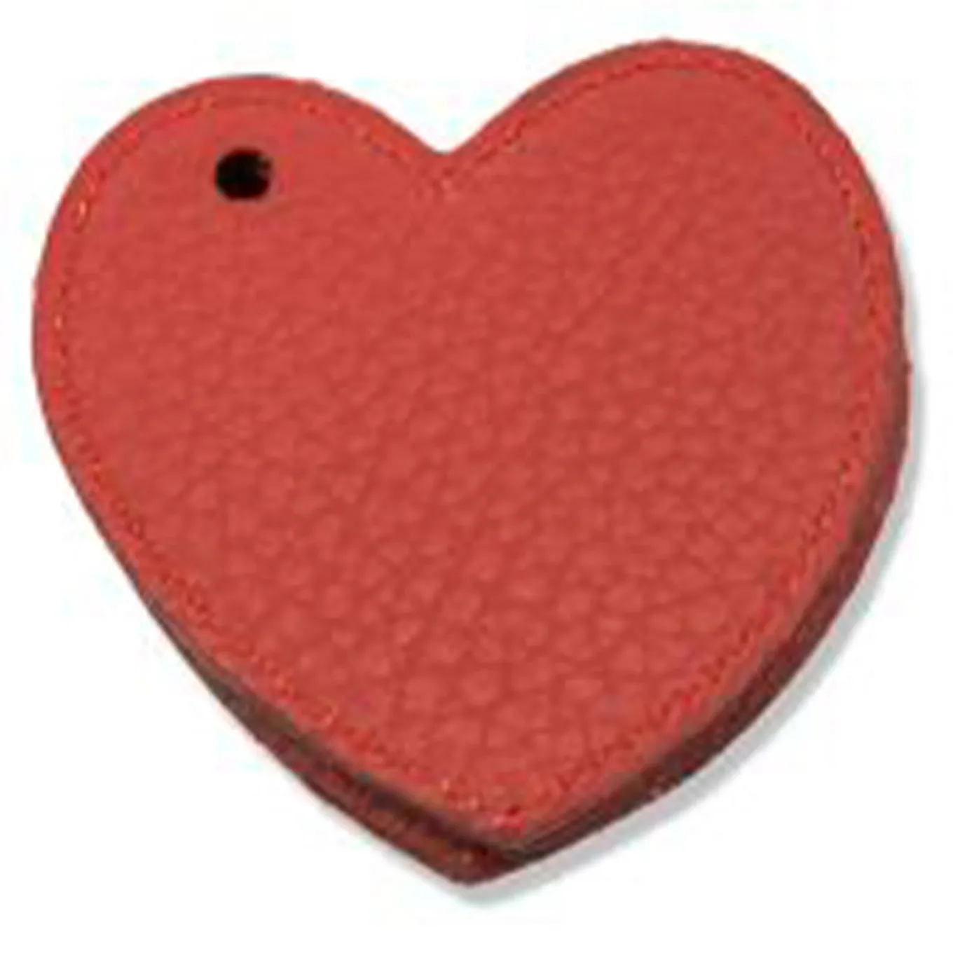 Set of 5 Heart-Shaped Christmas Tree Ornaments