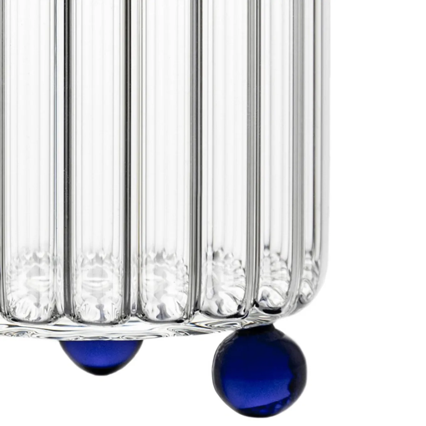 Set of 2 High Spirits Blue Lowball Glasses