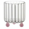 Set of 2 High Spirits Pink Lowball Glasses