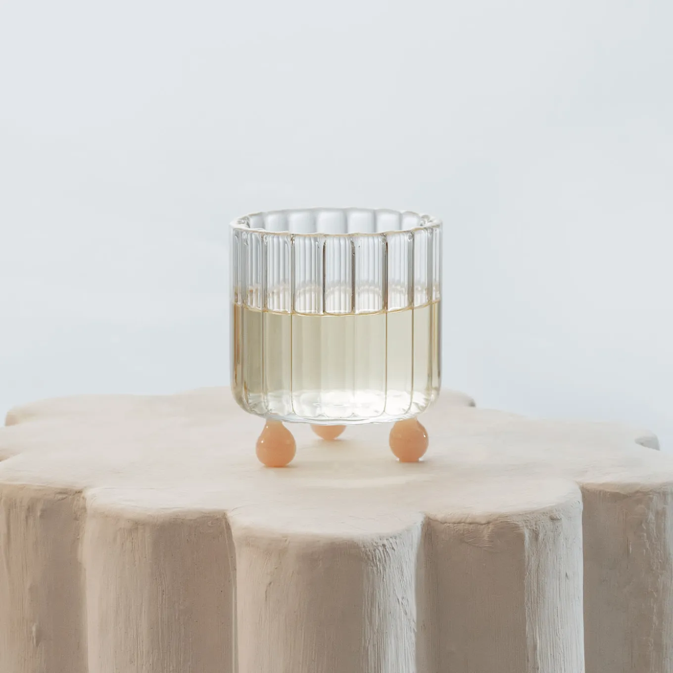 Set of 2 High Spirits Pink Lowball Glasses