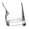 Set of 6 Ice Stopper Crystal Water Glasses by Angelo Mangiarotti
