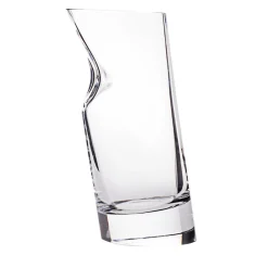 Set of 6 Ice Stopper Tall Crystal Whisky Glasses by Angelo Mangiarotti