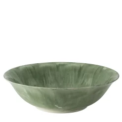 Set of 2 Jade Medium Salad Serving Bowls