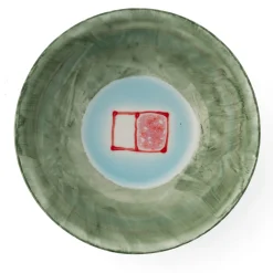 Set Of 2 Jade Small Salad Serving Bowls