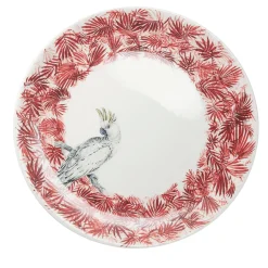 Set of 4 Jungle dessert plates