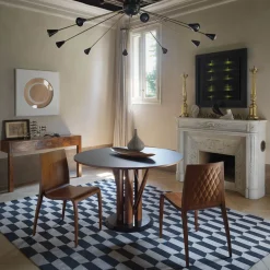 Set of 2 Ki Wood Chairs by Mario Bellini