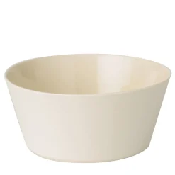 Set of 6 Large Matte White Ceramic Bowls