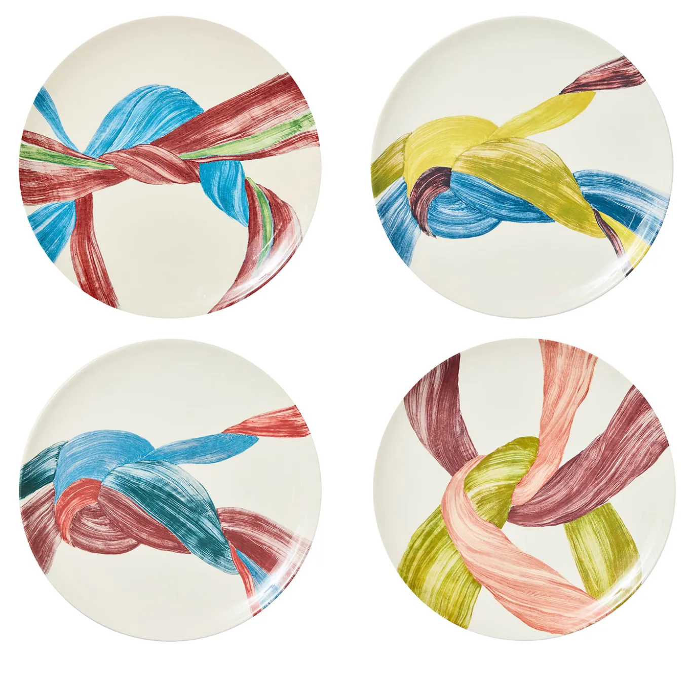 Set of 4 Legami dessert plate #1
