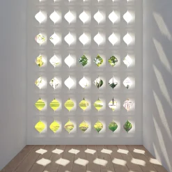 Set of 15 Leone White Plaster Screenblock