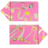 Set of 2 Light Flux Placemats and napkins in pink
