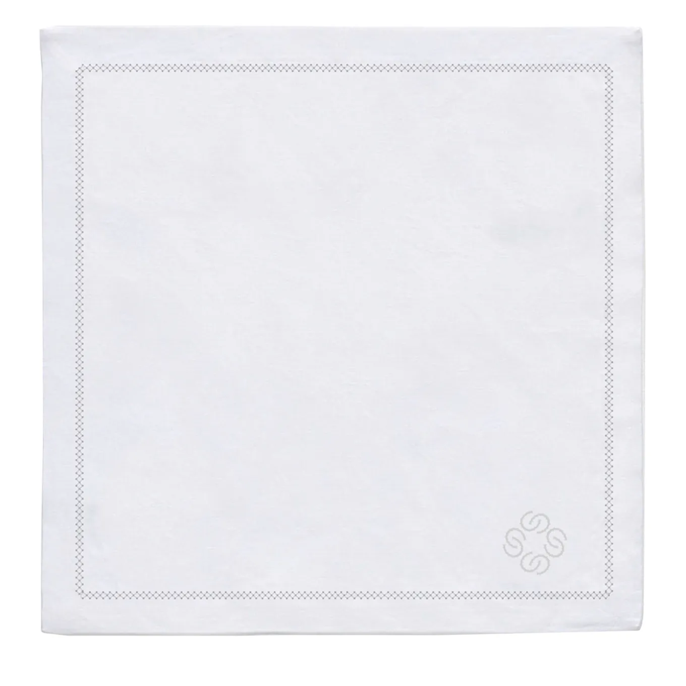 Set of 2 Luci d'Artista White Linen Napkins