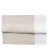 Set of 4 Luxury Bicolor White-Salt Pepper Linen Napkins