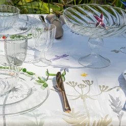 Set of 4 Luxury Hand-Fringed Taupe Pure Linen Napkins