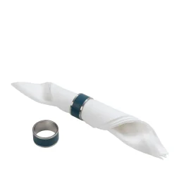 Set of 2 Madeleine Amalfi Blue Napkin Holders