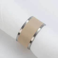 Set of 2 Madeleine Cappuccino Beige Napkin Holders