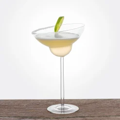 Set of 2 Margot Slant Cut Margarita Cocktail Glasses