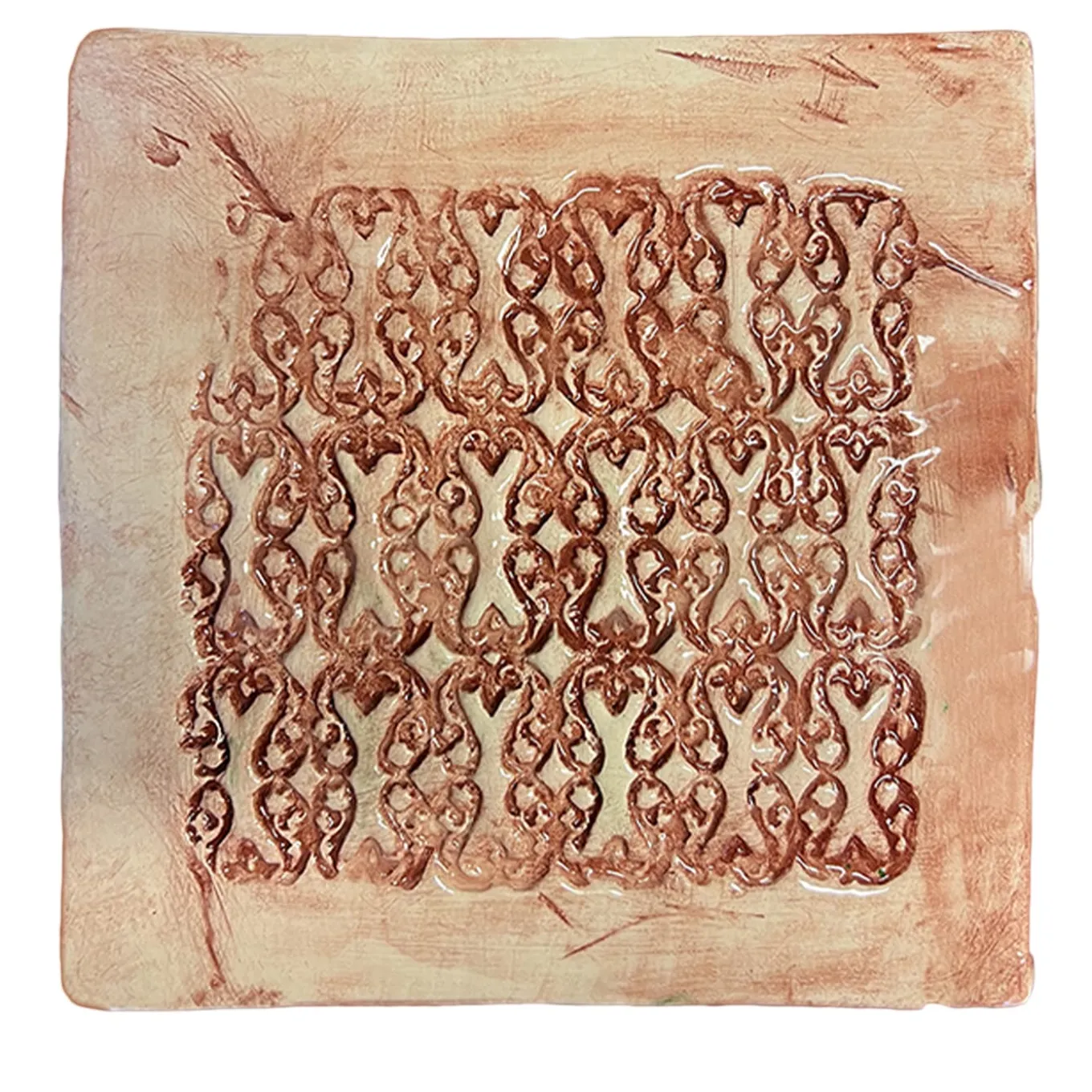 Set of 2 Marocco Square Pink Trivets
