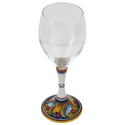 Set of 2 Medium Floral Wine Glasses #2