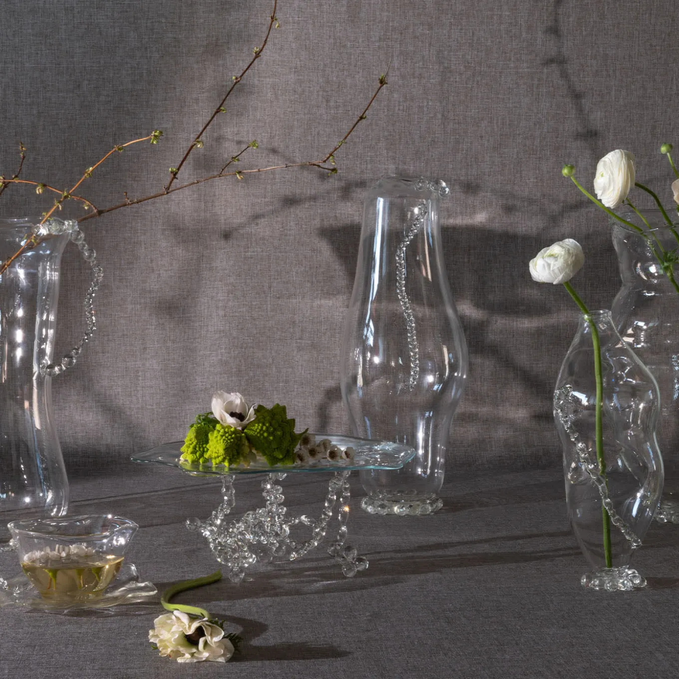 Set of 2 Metamorphosis Glass Coffee Cups