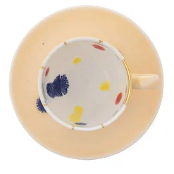 Set of 2 Miami Coffee Cups and saucers