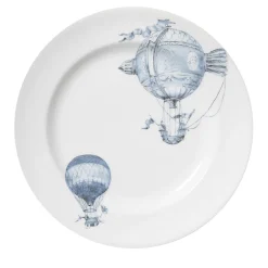 Set of 4 Mongolfiere dinner plates
