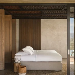 Set of 2 Mugs and Sugar Bowl with Wooden Lid