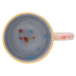 Set of 4 Murrine Gray Large Mugs