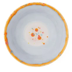 Set of 4 Murrine Gray Small Salad Serving Bowls