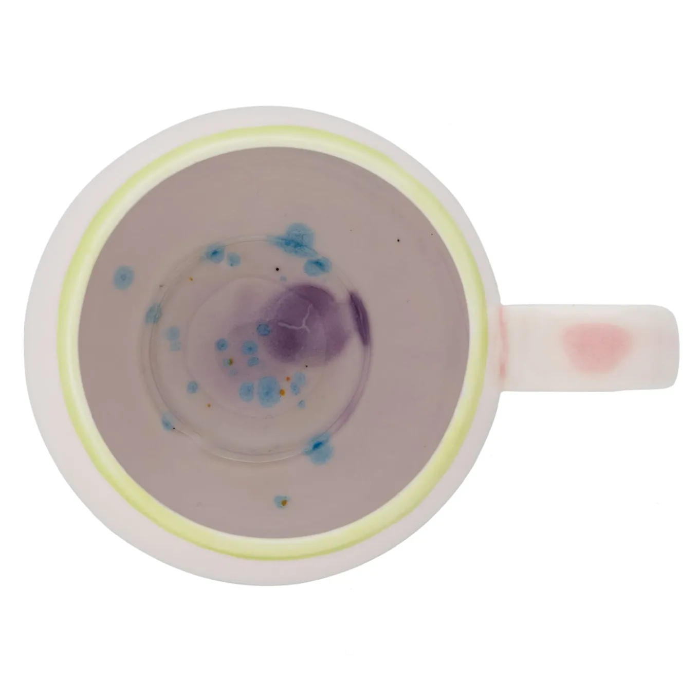 Set of 4 Murrine Lilac Chubby Mugs