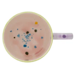 Set of 4 Murrine Lilac Large Mugs