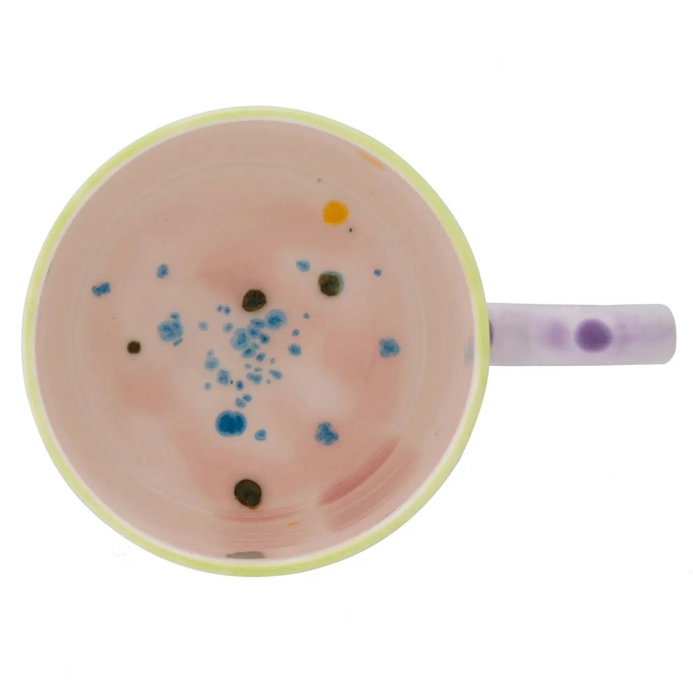 Set of 4 Murrine Lilac Large Mugs