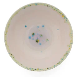 Set of 2 Murrine Lilac Medium Salad Serving Bowls