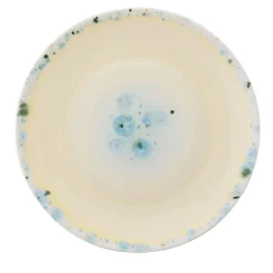 Set Of 2 Murrine Yellow Coupe Soup Plates