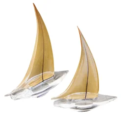 Set of 2 Navicula sailboats