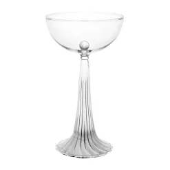 Set of 2 Nereida Transparent Coupe Glasses