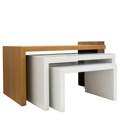 SET OF 3 NESTING STYLE SIDE TABLES