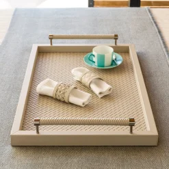 Set of 4 Nino Diamonds Napkin Rings